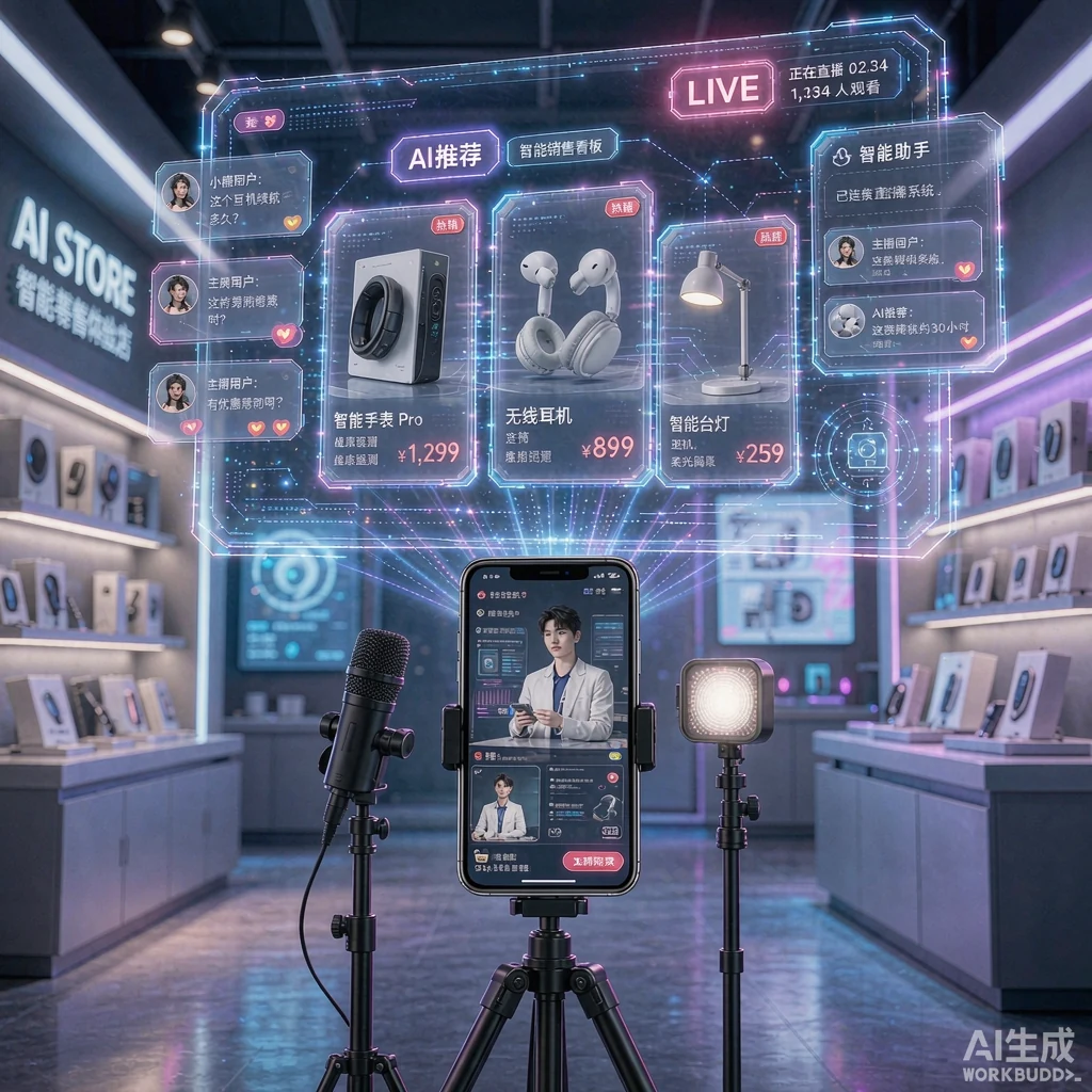 零小播门店实景直播示意